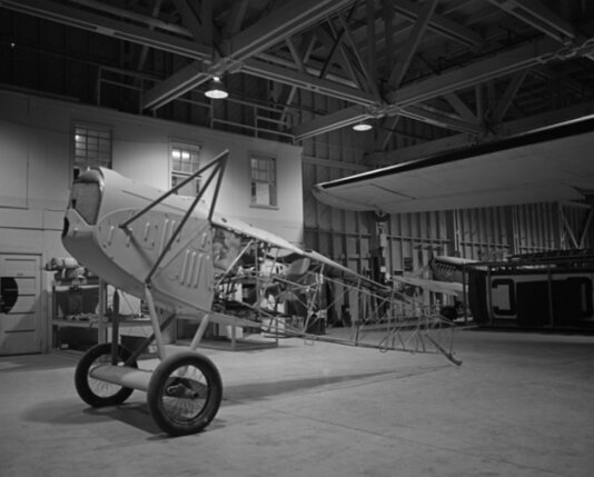 The Fokker D.VII airframe of the National Aviation Museum (source: website National Aviation Museum)
