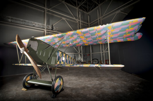 CASM Fokker D.VII as currently on display. (source: https://ingeniumcanda.org)