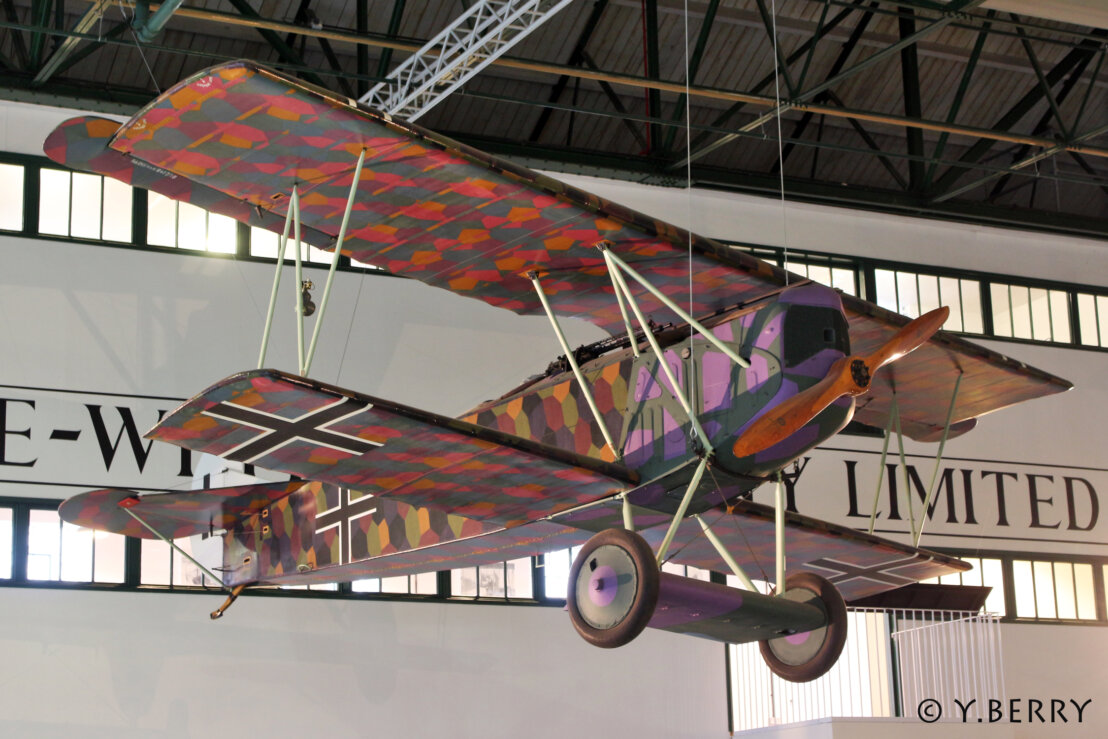 Fokker D.VII '8417/18' at the Royal Air Force Museum (photo Yohan Berry)