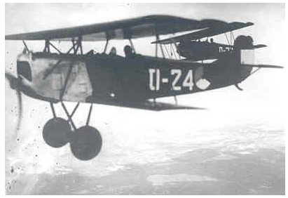 MLD Fokker D.VII 'D-24' in flight. (Photo: NIMH Beeldbank)